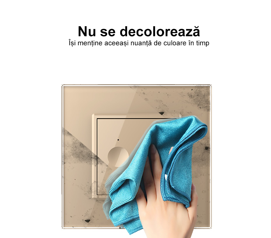 Modul intrerupator touch pentru draperie/cortina/jaluzele wireless RF 2M, LIVOLO 7
