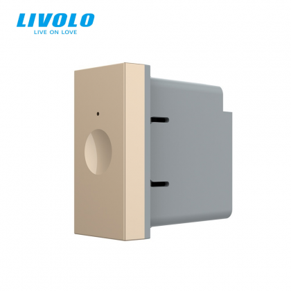 Modul intrerupator simplu tactil, 1M, cap scara / cap cruce