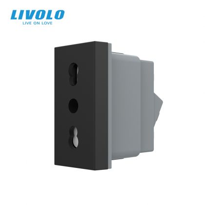Modul priza simpla standard italian, 1M