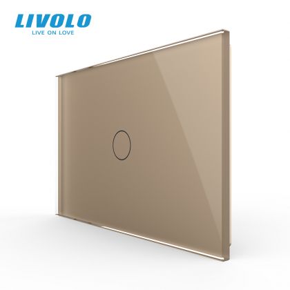 Intrerupator simplu, standard italian, cu panou sticla, 3M