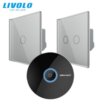 Intrerupatoare simplu + dublu wireless RF + hub RF/IR, generatia noua, control de pe smartphone