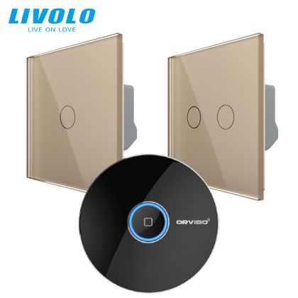 Intrerupatoare simplu + dublu wireless RF + hub RF/IR, generatia noua, control de pe smartphone