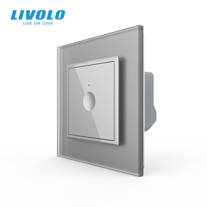 Intrerupator simplu tactil, cu rama sticla