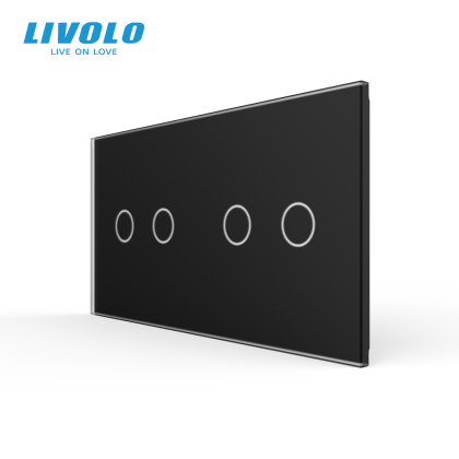 Panou întrerupător dublu + dublu