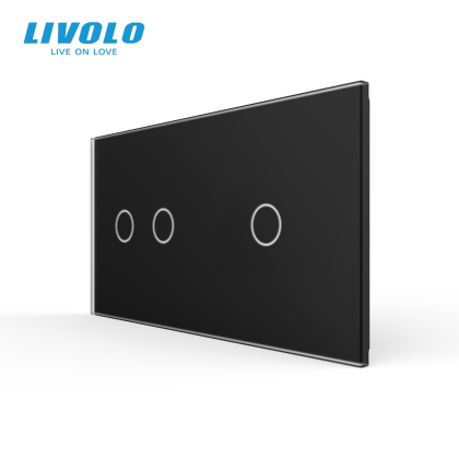 Panou întrerupător dublu + simplu