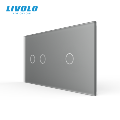 Panou întrerupător dublu + simplu