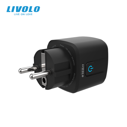 Priza inteligenta plug-in, wireless, 16A, protocol EC, control aplicatie, Livolo