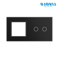 Ramă Priză simplă + Întrerupător dublu