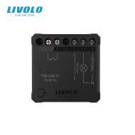 Releu inteligent protocol EC Livolo, pentru intrerupator simplu, control aplicatie
