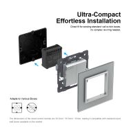 Releu inteligent protocol EC Livolo, pentru intrerupator simplu, control aplicatie