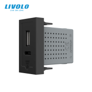 Modul priza USB A+C, 1M, 20W
