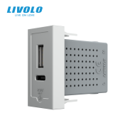 Modul priza USB A+C, 1M, 20W